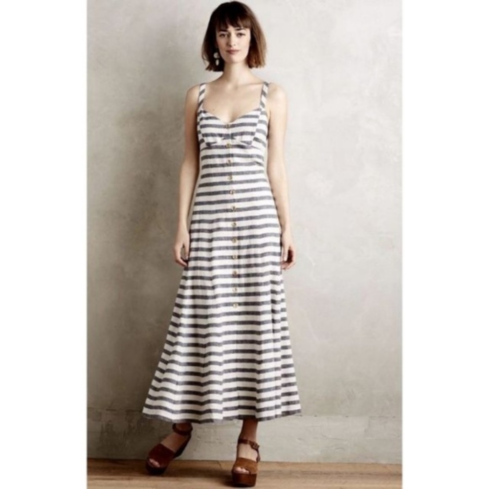Anthropologie Maeve stripe dress
